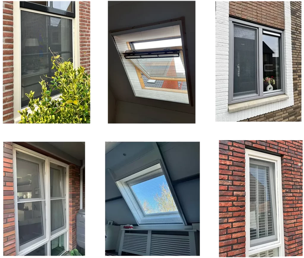 Raamhorren collage
