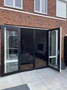 RAL9005 Dubbele plissé hordeur