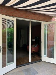 Dubbele hordeur in RAL9010