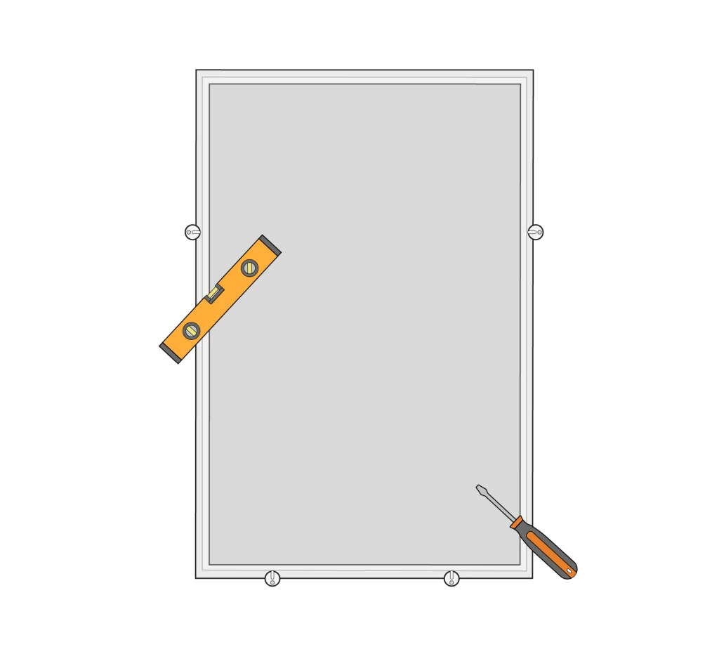 Voorzethor instructies